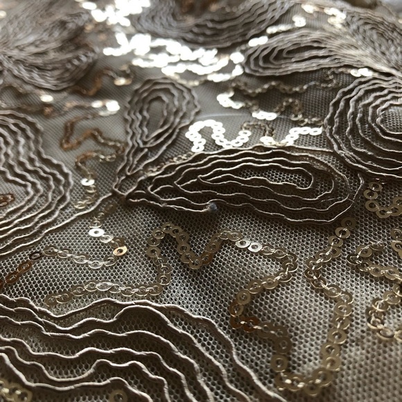 Anthropologie Tracy Reese Sequin Overlap Mini Skirt - Picture 7 of 8